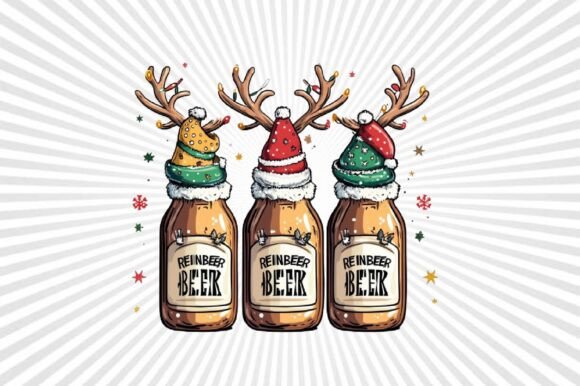 Download Watercolor Christmas Beer Clipart - Beer clipart Collection