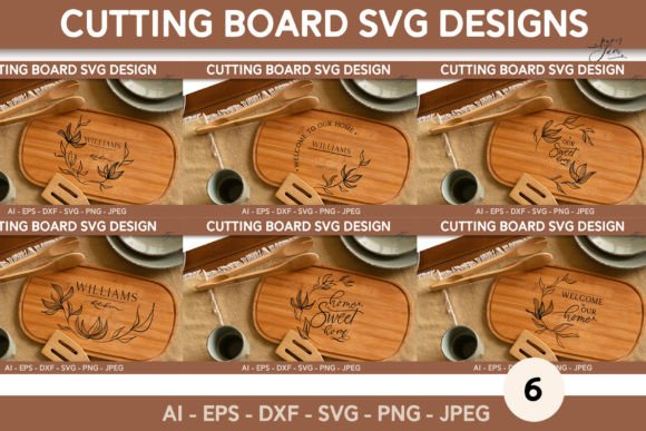 Download Cutting Board SVG Floral Kitchen SVG - Premium Resources