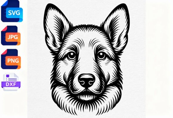 Download Corgi Dog Face Black and White SVG - Black and white svg Collection