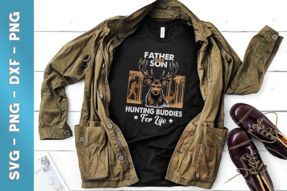 Download Father and Son Hunting Buddies SVG - Premium Resources