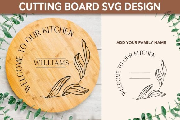 Download Cutting Board SVG Kitchen Monogram Svg - Premium Bundle
